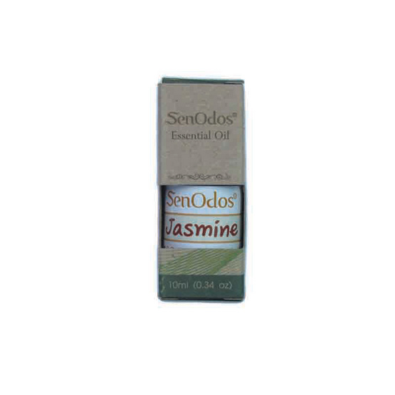 SenOdos น้ำมันหอมระเหยแท้ 100% น้ำมันหอมอโรม่า น้ำหอมปรับอากาศ กลิ่นมะลิ (Jasmine) 10 ml.