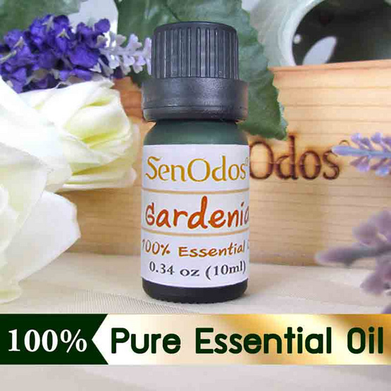 SenOdos น้ำมันหอมระเหยแท้ 100% น้ำมันหอมอโรม่า น้ำหอมปรับอากาศ กลิ่นพุดซ้อน 10 ml.