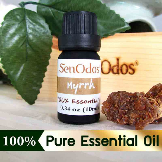 SenOdos น้ำมันหอมระเหยแท้ 100% น้ำมันหอมอโรม่า น้ำหอมปรับอากาศ กลิ่นมดยอบ (Myrrh) 10 ml.