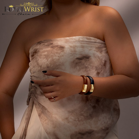 Louis Montini (RoyalWrist Charms) กำไลข้อมือหนังวัวแท้ Cowhide Bracelets LEABL003 Louis Montini (RoyalWrist Charms) กำไลข้อมือหนังวัวแท้ Cowhide Bracelets LEABL003