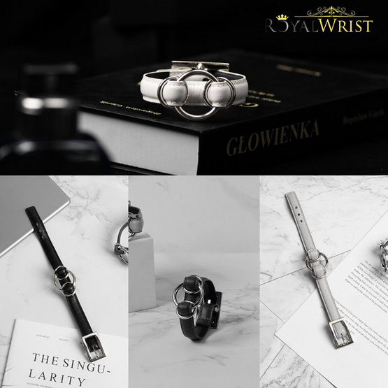 Louis Montini (RoyalWrist Charms) กำไลข้อมือ หนังวัวแท้ Cowhide Bracelets LEABL005 Louis Montini (RoyalWrist Charms) กำไลข้อมือ หนังวัวแท้ Cowhide Bracelets LEABL005