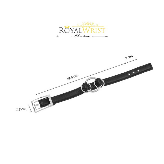 Louis Montini (RoyalWrist Charms) กำไลข้อมือ หนังวัวแท้ Cowhide Bracelets LEABL005 Louis Montini (RoyalWrist Charms) กำไลข้อมือ หนังวัวแท้ Cowhide Bracelets LEABL005