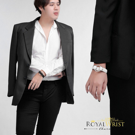 Louis Montini (RoyalWrist Charms) กำไลข้อมือ หนังวัวแท้ Cowhide Bracelets LEABL005 Louis Montini (RoyalWrist Charms) กำไลข้อมือ หนังวัวแท้ Cowhide Bracelets LEABL005