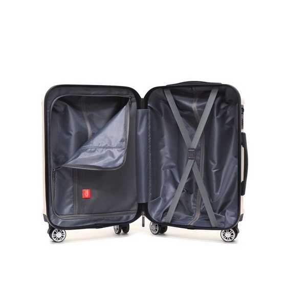 HQ LUGGAGE กระเป๋าเดินทาง ABS 4 ล้อคู่ กุญแจล็อค 3 รหัส รุ่น 5509 ขนาด 20 นิ้ว