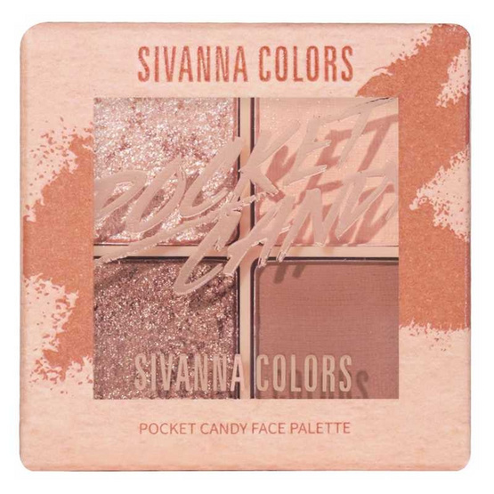 Sivanna พาเลทแต่งหน้า Pocket Candy Face Palette HF182 9.6 กรัม