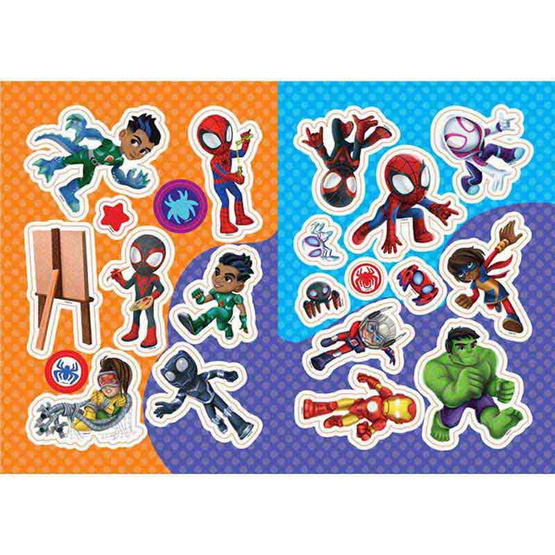 B-KIDS Spidey Fun Sticker สติ๊กเกอร์แสนสนุก (แพ็ก 2 ชิ้น)