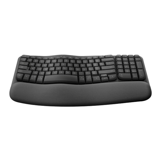 Logitech คีย์บอร์ดไร้สาย Wave Keys Th/En