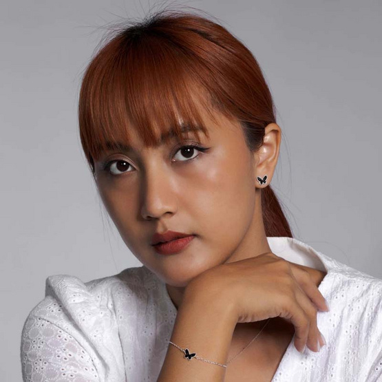 Louis Montini (Jewelry) ต่างหูเงินแท้ 92.5% รูปผีเสื้อ LJER112 Louis Montini (Jewelry) ต่างหูเงินแท้ 92.5% รูปผีเสื้อ LJER112