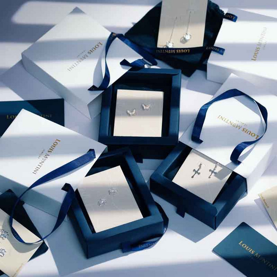 Louis Montini (Jewelry) ต่างหูเงินแท้ 92.5% รูปผีเสื้อ LJER112 Louis Montini (Jewelry) ต่างหูเงินแท้ 92.5% รูปผีเสื้อ LJER112