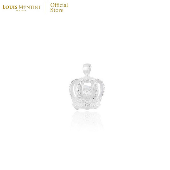 Louis Montini (Jewelry) สร้อยคอเงินแท้ 92.5% รูปมงกุฏ LJNC14