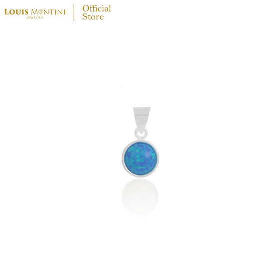 Louis Montini (Jewelry) สร้อยคอเงินแท้ 92.5% หินโอปอล LJNC19