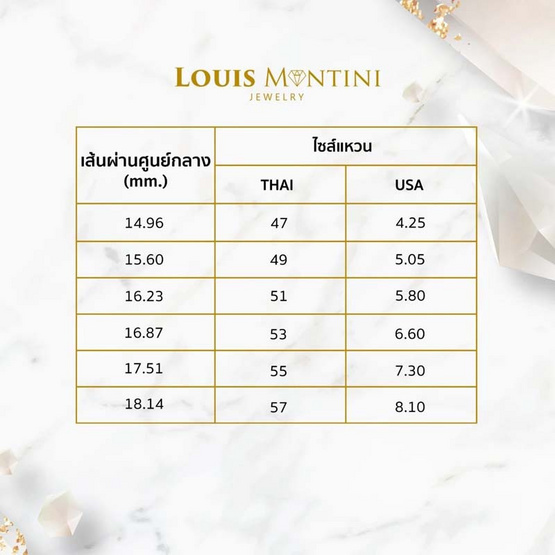 Louis Montini (Jewelry) แหวนเงินแท้ 92.5% รูปโบว์ LJRG31