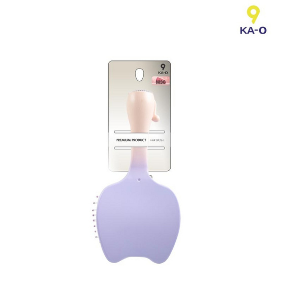 Ka-O หวีแปรงผมรูปแมว M30 Size M -Purple+Pink