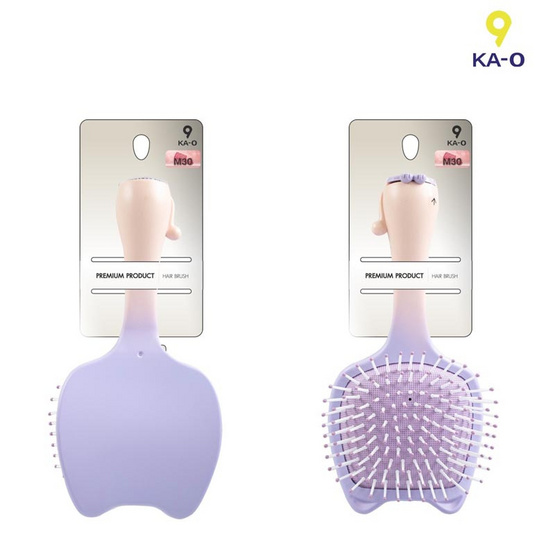 Ka-O หวีแปรงผมรูปแมว M30 Size M -Purple+Pink