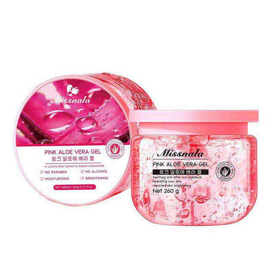 Miss Nala เจลว่านหางจระเข้ Pink Aloe Vera Gel 260 กรัม