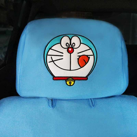 Next Products หุ้มหัวเบาะรถยนต์ Doraemon Happy