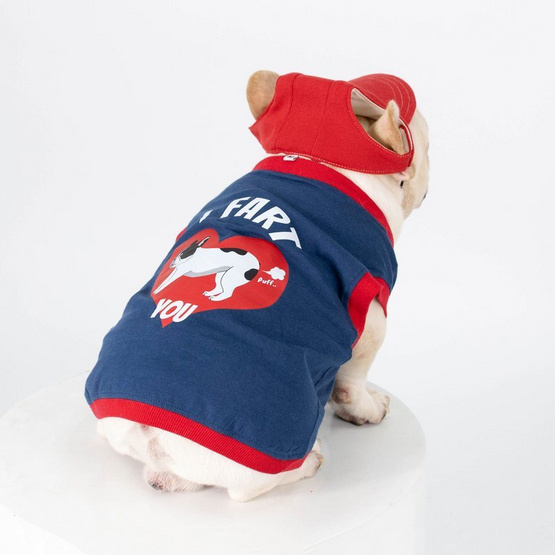 Clawset เสื้อกล้ามแขนกุด Bulldog สีกรมท่า