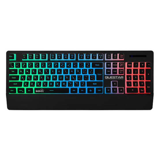 SIGNO คีย์บอร์ดเกม LED Questar KB-713