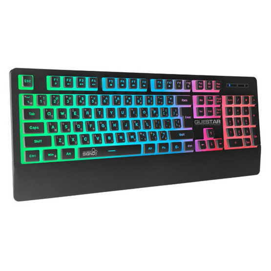 SIGNO คีย์บอร์ดเกม LED Questar KB-713