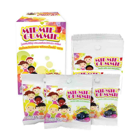 FIT กัมมี่ผสมวิตามินรวม กลิ่นแบล๊คเคอแร้นท์ บรรจุ 12 ซอง FIT กัมมี่ผสมวิตามินรวม กลิ่นแบล๊คเคอแร้นท์ บรรจุ 12 ซอง