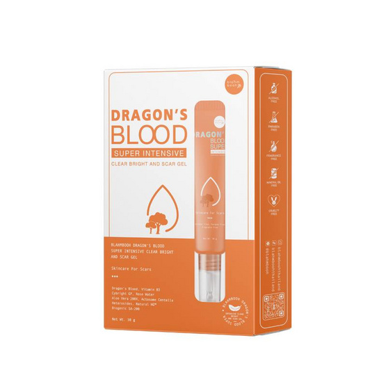 Blahmbooh เจลลดรอย Dragon's Blood Super Intensive Clear Bright And Scar Gel 30มล.