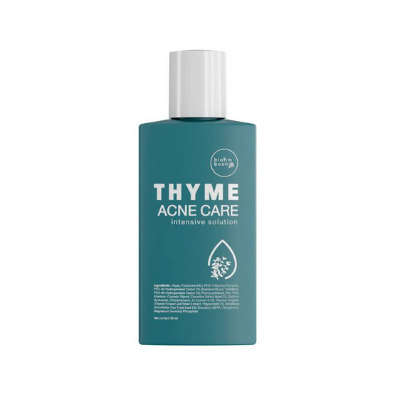 Blahmbooh น้ำตบลดสิว Thyme Acne Care Intensive Solution 30มล.