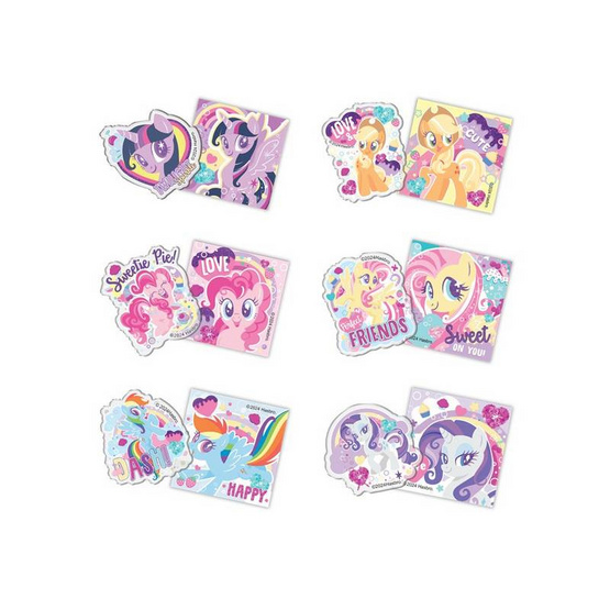 ไอโอร่า บิสกิตกลิ่นนม พร้อมกิ๊บติดผมและสติ๊กเกอร์ MyLittlePony 16 กรัม (แพ็ก 8 ชิ้น)