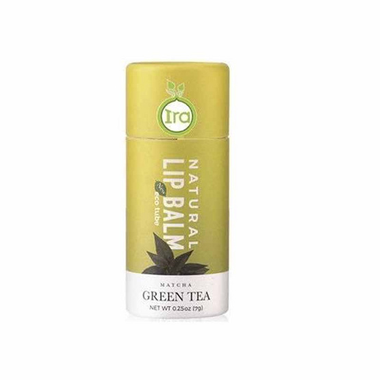 Ira Natural ลิปบาล์ม Eco Tube Lip Balm SPF14 7 กรัม Matcha Green Tea