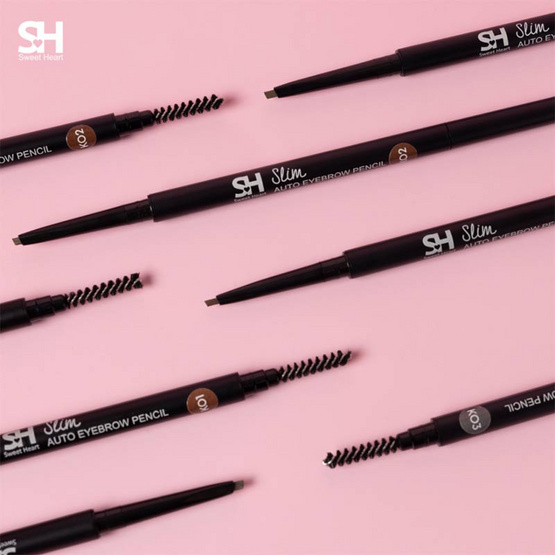 Sweet Heart ดินสอเขียนคิ้ว Slim Auto Eyebrow Pencil 0.12 กรัม