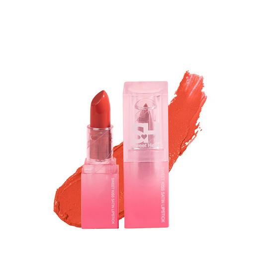 Sweet heart ลิปสติก Sweet Kiss Satin Lipstick 4.3 กรัม