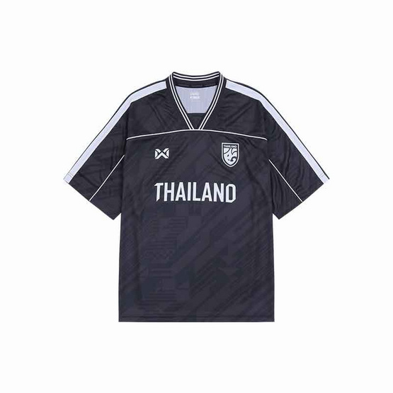 เสื้อทีมชาติไทย Oversize แขนสั้น 2023 สีดำ-ขาว WA-233FBATH10 เสื้อทีมชาติไทย Oversize แขนสั้น 2023 สีดำ-ขาว WA-233FBATH10