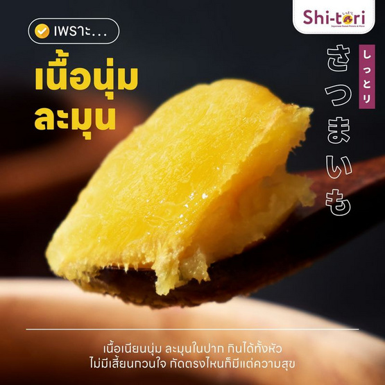 Shi-tori มันหวานญี่ปุ่น สายพันธุ์เบนิฮารุกะ Size M