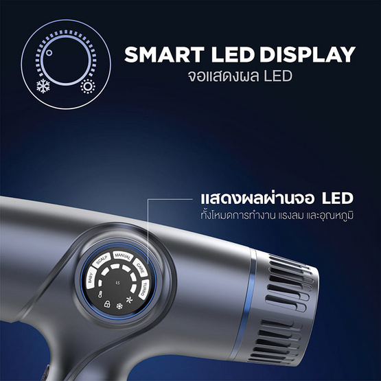 Lesasha ไดร์เป่าผม Smart Bldc Jet Hair Dryer 1800W LS1671