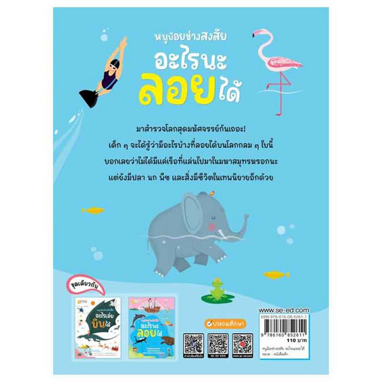 หนังสือ หนูน้อยช่างสงสัย อะไรนะลอยได้