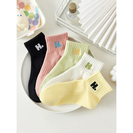 CC SOCK ถุงเท้า W9 แพ็ค 5 คู่