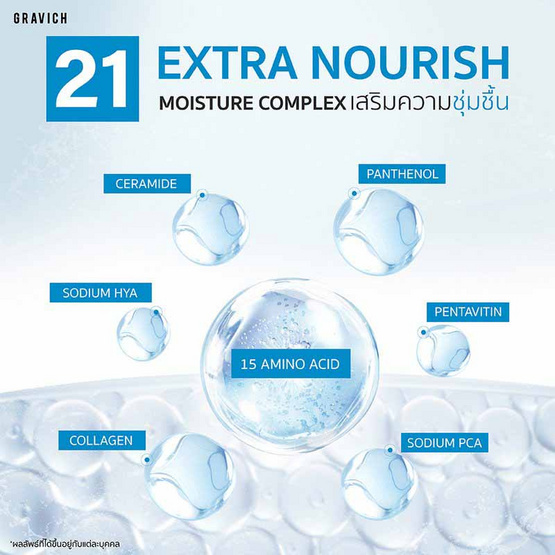 Gravich คลีนซิ่งวอเตอร์ Gentle Smooth Cleansing Water 500มล.