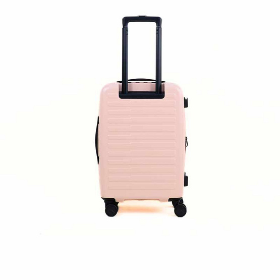 HQ LUGGAGE กระเป๋าเดินทาง วัสดุ Covestro PC 100% รุ่น 5528 Hinomoto Silent Run สีชมพู