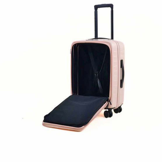 HQ LUGGAGE กระเป๋าเดินทาง วัสดุ Covestro PC 100% รุ่น 5528 Hinomoto Silent Run สีชมพู