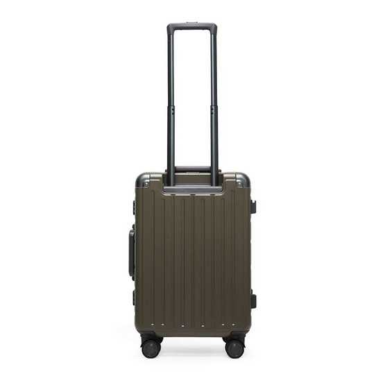 HQ LUGGAGE กระเป๋าเดินทาง โครงอลูมิเนียม รุ่น 6608 สีเขียว