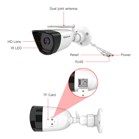 Vstarcam กล้องวงจรปิด IP Camera รุ่น CS55