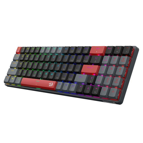 Redragon คีย์บอร์ดเกม K626 Ashe RGB Pro Brown Switch (EN/TH)