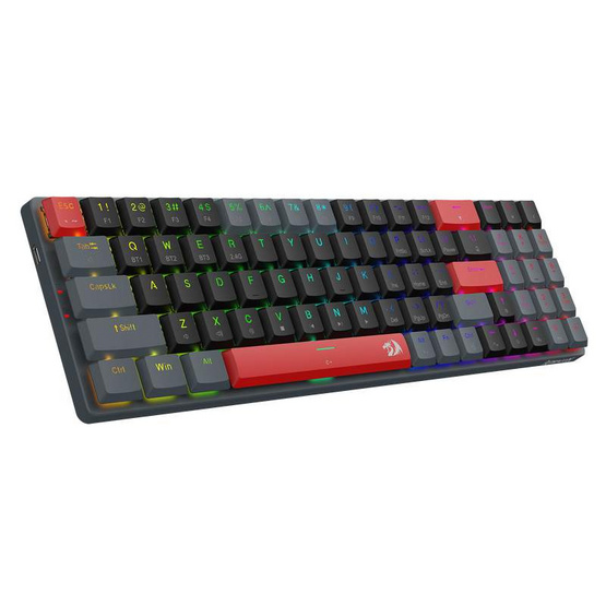 Redragon คีย์บอร์ดเกม K626 Ashe RGB Pro Brown Switch (EN/TH)