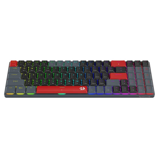 Redragon คีย์บอร์ดเกม K626 Ashe RGB Pro Brown Switch (EN/TH)