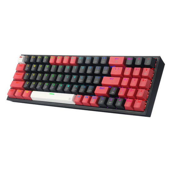 Redragon คีย์บอร์ดเกมไร้สาย K628 Pollux RGB Pro Red Switch (EN/TH)