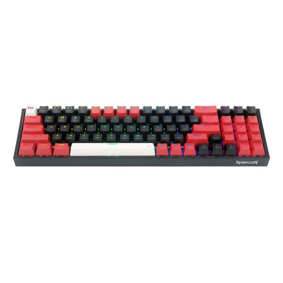 Redragon คีย์บอร์ดเกมไร้สาย K628 Pollux RGB Pro Red Switch (EN/TH)