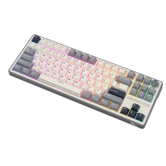 Royal Kludge คีย์บอร์ดเกม RKR87 G/K Pro-Half Grey Cream Switch (EN/TH)