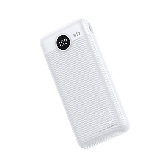 Why Power Bank 20000 mAh รุ่น PB-202E Why Power Bank 20000 mAh รุ่น PB-202E