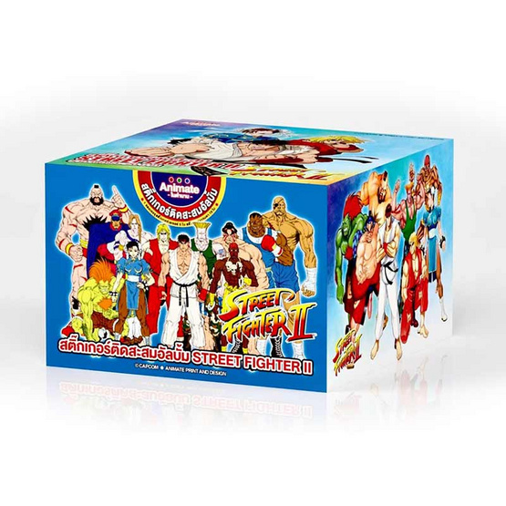 Street Fighter II สติ๊กเกอร์ติดสะสม (1 กล่อง 24 ซอง)