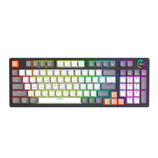 Onikuma คีย์บอร์ดเกม Fuyu G53 Red Switch