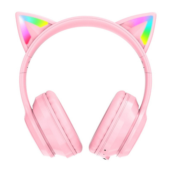 Onikuma หูฟังเกมไร้สาย B90 RGB Cat Ear